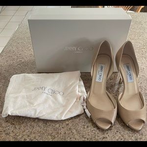 Jimmy Choo nude heels